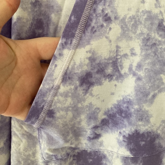 Koolaburra by UGG Baby Terry Tie-Dye Hooded | Lavender - Picture 2 of 4
